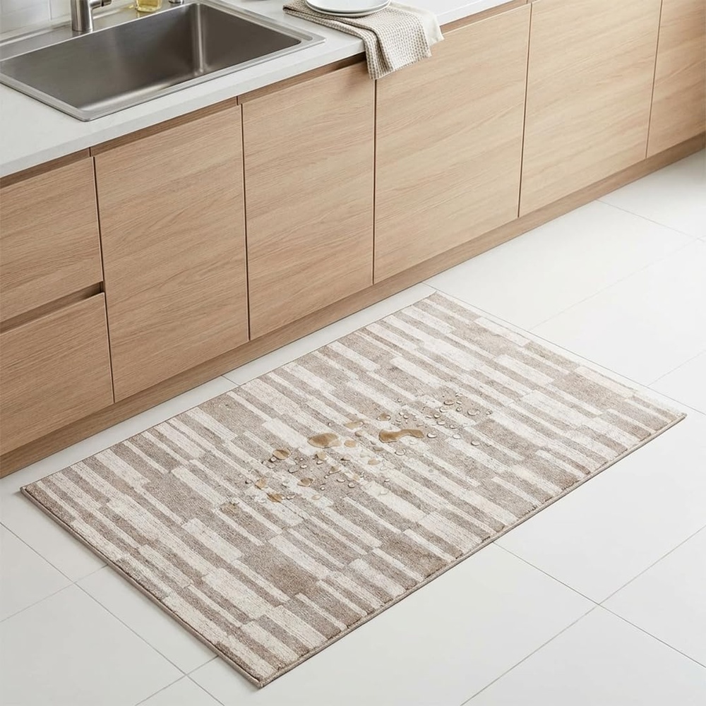 image:imageMuddy Mat Muddy Carpet Cipher 5ft x 7ft Washable Area Rugs for Living Room Bedroom amp Dining Room Modern Soft Low Pile Non Slip Carpet Pet Friendly Waterproof Foldable Rugs for HomeBrickline