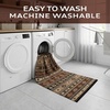 Muddy Mat® Muddy Carpet® Cipher 5ft x 7ft Washable Area Rugs for Living Room, Bedroom & Dining Room – Modern Soft Low Pile Non Slip Carpet – Pet Friendly Waterproof Foldable Rugs for Home(Nomad)