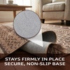 Muddy Mat® Muddy Carpet® Cipher 5ft x 7ft Washable Area Rugs for Living Room, Bedroom & Dining Room – Modern Soft Low Pile Non Slip Carpet – Pet Friendly Waterproof Foldable Rugs for Home(Nomad)
