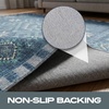 Muddy Mat® Muddy Carpet® Cipher 5ft x 7ft Washable Area Rugs for Living Room, Bedroom & Dining Room – Modern Soft Low Pile Non Slip Carpet – Pet Friendly Waterproof Foldable Rugs for Home(Mesa)