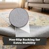 Muddy Mat® Muddy Carpet® Cipher 5ft x 7ft Washable Area Rugs for Living Room, Bedroom & Dining Room – Modern Soft Low Pile Non Slip Carpet – Pet Friendly Waterproof Foldable Rugs for Home(Sorrento)