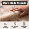 Muddy Mat® Muddy Carpet® Cipher 5ft x 7ft Washable Area Rugs for Living Room, Bedroom & Dining Room – Modern Soft Low Pile Non Slip Carpet – Pet Friendly Waterproof Foldable Rugs for Home(Sorrento)