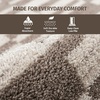 Muddy Mat® Muddy Carpet® Cipher 5ft x 7ft Washable Area Rugs for Living Room, Bedroom & Dining Room – Modern Soft Low Pile Non Slip Carpet – Pet Friendly Waterproof Foldable Rugs for Home(Brickline)
