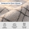Muddy Mat® Muddy Carpet® Cipher 5ft x 7ft Washable Area Rugs for Living Room, Bedroom & Dining Room – Modern Soft Low Pile Non Slip Carpet – Pet Friendly Waterproof Foldable Rugs for Home(Strata)