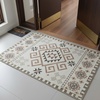 Muddy Mat® Muddy Carpet® Cipher 5ft x 7ft Washable Area Rugs for Living Room, Bedroom & Dining Room – Modern Soft Low Pile Non Slip Carpet – Pet Friendly Waterproof Foldable Rugs for Home(Sedona)