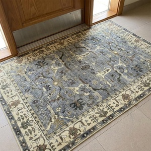 Muddy Mat® Muddy Carpet® Cipher 5ft x 7ft Washable Area Rugs for Living Room, Bedroom & Dining Room – Modern Soft Low Pile Non Slip Carpet – Pet Friendly Waterproof Foldable Rugs for Home(Duskfall)
