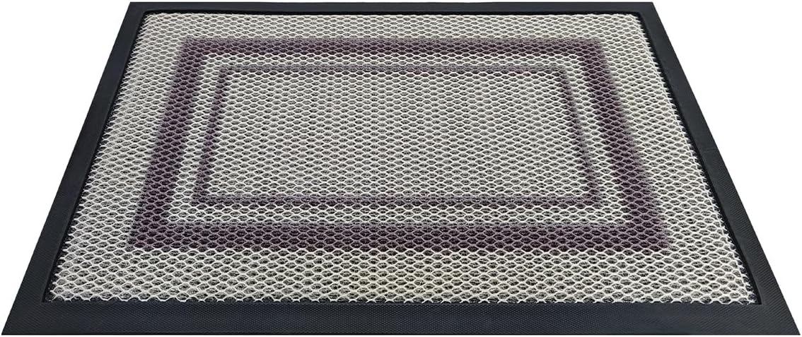 image:imageMuddy Mat Meshy Mat Door Mat HeavyDuty QuickDry Floor Mat Sand amp Dirt Trapper for Indoor amp Outdoor Ideal for Entrance Patios amp GaragesLowProfileNonSlipWashable Arch Brown 16x24x04Box