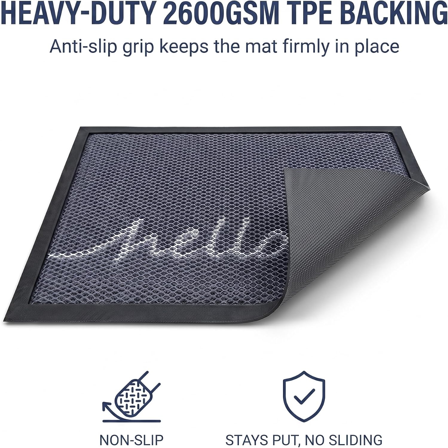 image:imageMuddy Mat Meshy Mat Door Mat HeavyDuty QuickDry Floor Mat Sand amp Dirt Trapper for Indoor amp Outdoor Ideal for Entrance Patios amp GaragesLowProfileNonSlipWashable Frame Black 16x24x024Hello