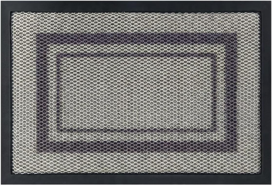 image:imageMuddy Mat Meshy Mat Door Mat HeavyDuty QuickDry Floor Mat Sand amp Dirt Trapper for Indoor amp Outdoor Ideal for Entrance Patios amp GaragesLowProfileNonSlipWashable Arch Brown 16x24x04Box