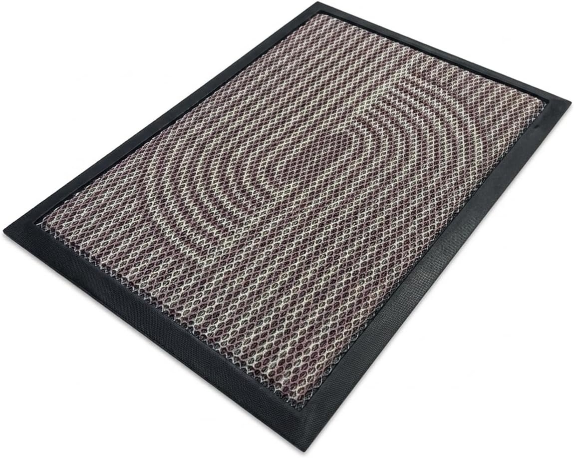 image:imageMuddy Mat Meshy Mat Door Mat HeavyDuty QuickDry Floor Mat Sand amp Dirt Trapper for Indoor amp Outdoor Ideal for Entrance Patios amp GaragesLowProfileNonSlipWashable Arch Brown 16x24x04Arch Brown