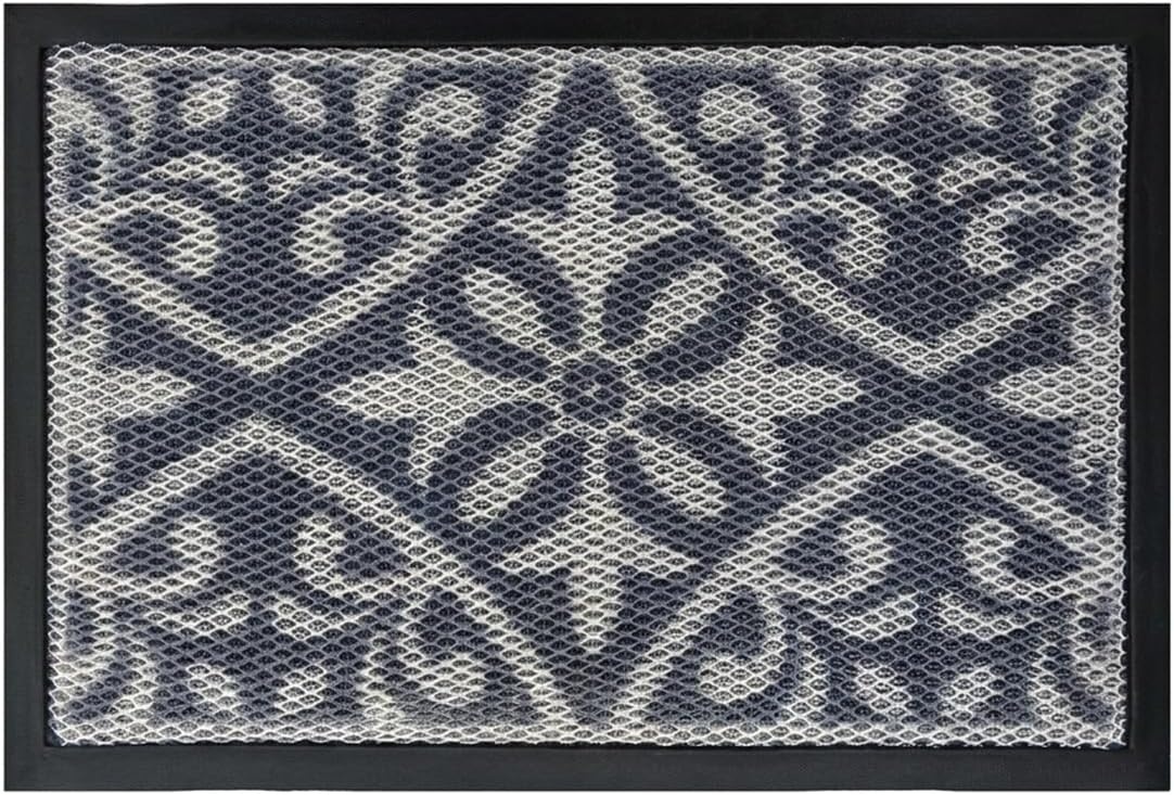 image:imageMuddy Mat Meshy Mat Door Mat HeavyDuty QuickDry Floor Mat Sand amp Dirt Trapper for Indoor amp Outdoor Ideal for Entrance Patios amp GaragesLowProfileNonSlipWashable Arch Brown 16x24x04Damask