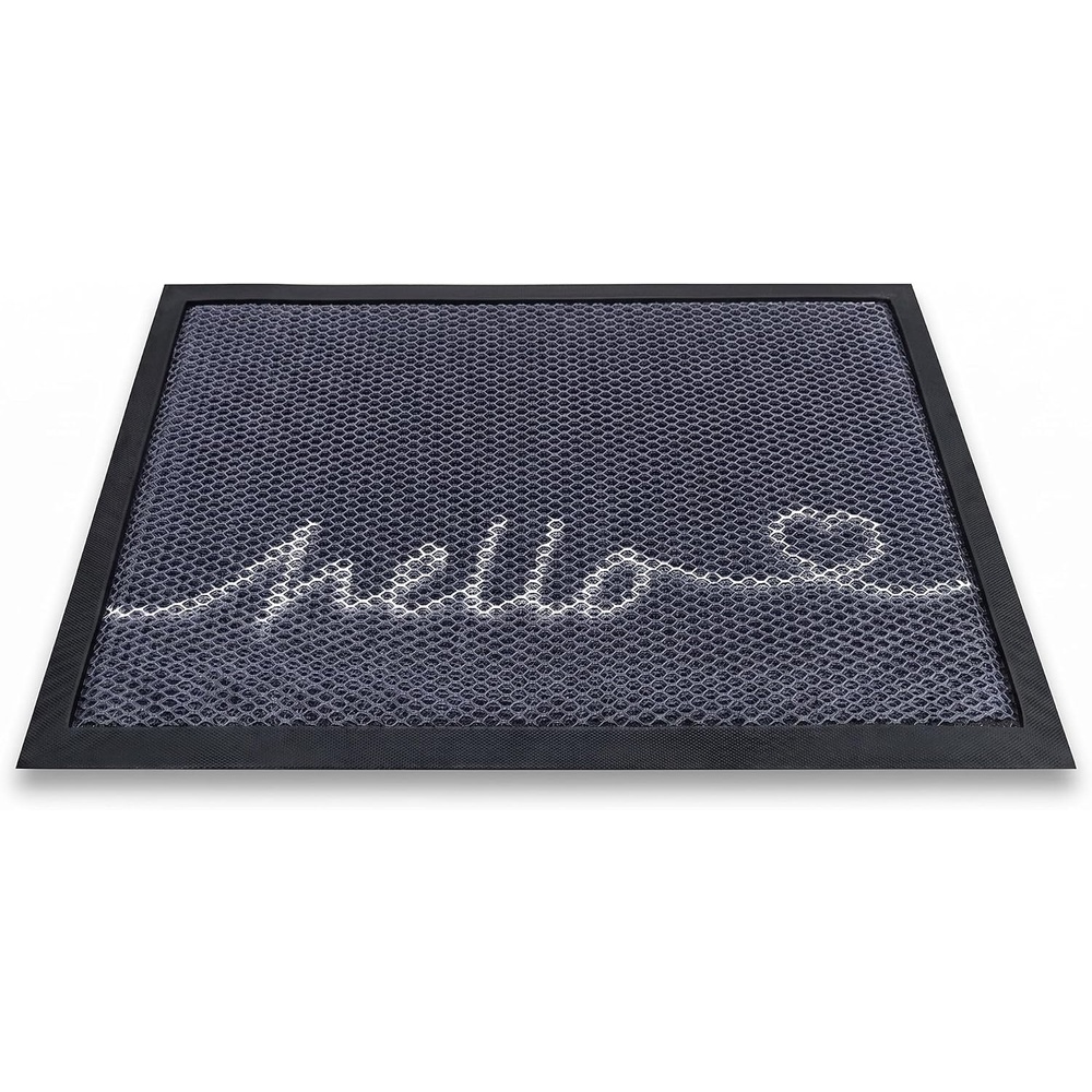 image:imageMuddy Mat Meshy Mat Door Mat HeavyDuty QuickDry Floor Mat Sand amp Dirt Trapper for Indoor amp Outdoor Ideal for Entrance Patios amp GaragesLowProfileNonSlipWashable Arch Brown 16x24x04Hello
