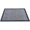 Muddy Mat® Meshy Mat™ Door Mat Heavy-Duty Quick-Dry Floor Mat, Sand & Dirt Trapper for Indoor & Outdoor, Ideal for Entrance, Patios & Garages,Low-Profile,Non-Slip,Washable– Frame Black 16″x24″x0.24″(Cross Diamond Grey)