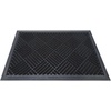 Muddy Mat® Meshy Mat™ Door Mat Heavy-Duty Quick-Dry Floor Mat, Sand & Dirt Trapper for Indoor & Outdoor, Ideal for Entrance, Patios & Garages,Low-Profile,Non-Slip,Washable– Arch Brown 16″x24″x0.4″(Cross Diamond Black)