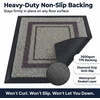 Muddy Mat® Meshy Mat™ Door Mat Heavy-Duty Quick-Dry Floor Mat, Sand & Dirt Trapper for Indoor & Outdoor, Ideal for Entrance, Patios & Garages,Low-Profile,Non-Slip,Washable– Frame Black 16″x24″x0.24″(Box)