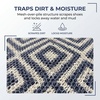 Muddy Mat® Meshy Mat™ Door Mat Heavy-Duty Quick-Dry Floor Mat, Sand & Dirt Trapper for Indoor & Outdoor, Ideal for Entrance, Patios & Garages,Low-Profile,Non-Slip,Washable– Arch Brown 16″x24″x0.4″(Diamond)